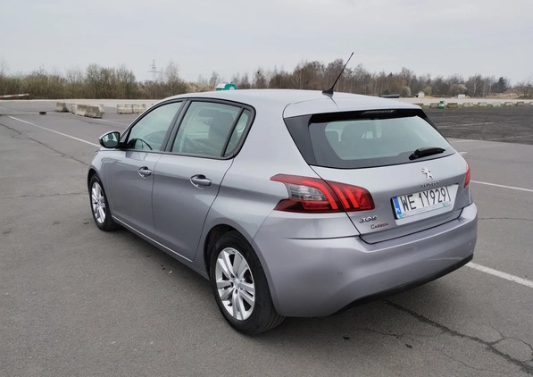 Peugeot 308 cena 47700 przebieg: 138000, rok produkcji 2020 z Kalisz małe 56